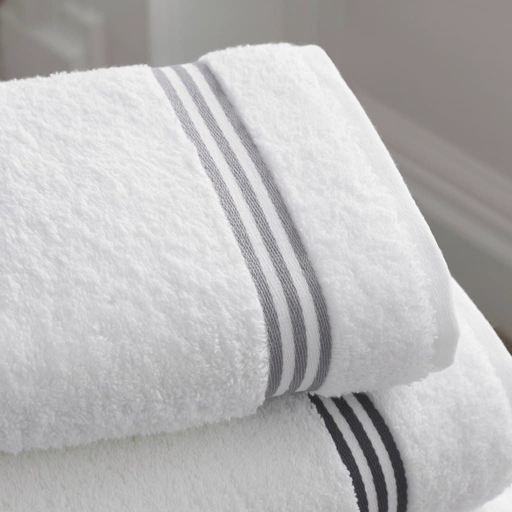 Hotel Stripe Bath Towels