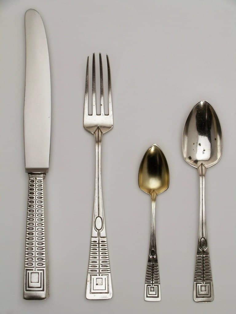 Art Deco Flatware Place Setting