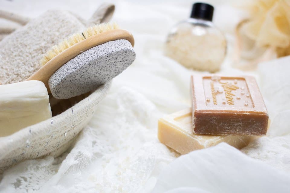 Bath Soap & Brush Set